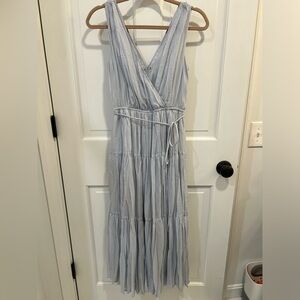 Gap Pleated Tiered Maxi Dress - NWT